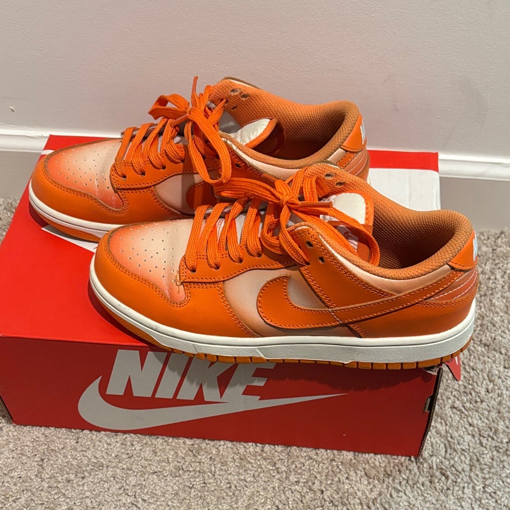 Nike Bright Orange Athletic Shoes